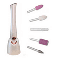 thumbnail image 1 of Electric Manicure & Pedicure Nail File Set with Stand - The Complete Portable Nail Drill System - white charging, 1 of 5