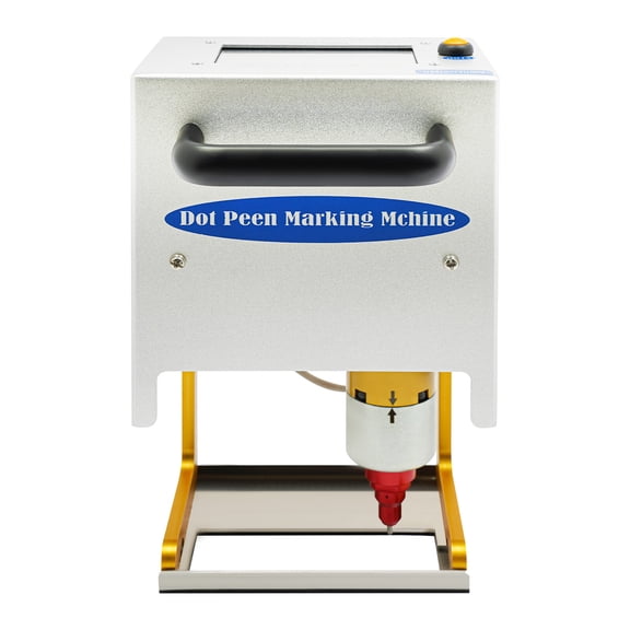 Electric Marking Machine, Touch Screen Handheld Engraver with Controller, Portable Pneumatic Engraver Tool for Serial Numbers, Codes