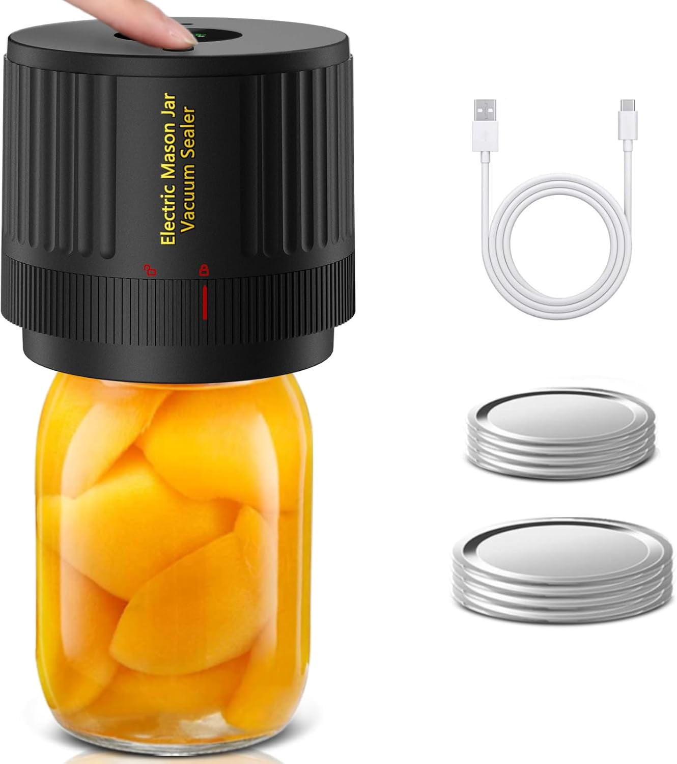 Electric Mason Cordless Vacuum Sealer Kit Electric Vacuum Sealer for