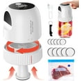 thumbnail image 1 of Electric Mason Jar Vacuum Sealer, Cordless Vacuum Sealer Kit for Wide-Mouth & Regular-Mouth Mason Jars, for Food Storage and Fermentation, White, 1 of 6
