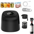 thumbnail image 1 of 3 in 1 Electric Mason Jar Vacuum Sealer Kit with External Assembly Vacuum Pump for Food Storage, Automatic Vacuum Sealer for Vacuum Bag, Wine Bottle, Wide Mouth and Regular Mouth Mason Jars, 1 of 7
