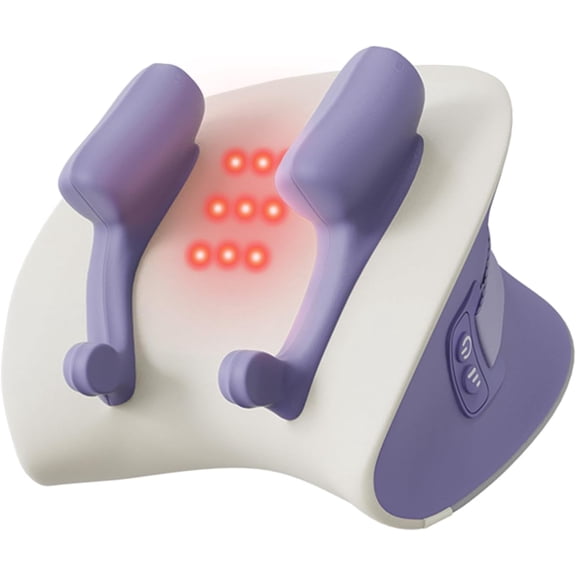Electric Massage Pillow,Designed for Neck Massage with red Light Heating Function, relieves Neck Pain and Headache.