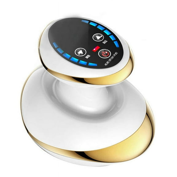 Electric Massage Scraping Body Massage Smart Electric Vacuum Cupping Heating Suction Cup Device Back Neck Arm Massger,A