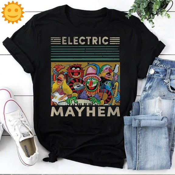 Electric Mayhem Vintage T-Shirt, Electric Mayhem Shirt, Muppet Band Shirt, The Muppet Show Shirt, TV Series Shirt, Muppet Shirt