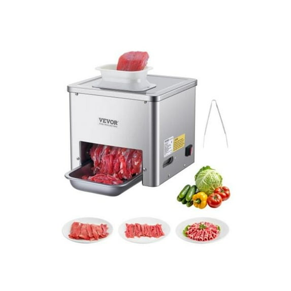 Vevor TSBXGQPJYSBXZDJ9FV1 550W Commercial Electric Cutter Machine Meat Slicer for Kitchen Restaurant