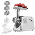 thumbnail image 1 of Electric Meat Grinder 1300 Watt Heavy Duty Sausage Stuffer Mincer w/ Grinding Plate (3mm Fine) Stainless Steel Cutting Blades & Attachment Kit /f Homemade Ground Beef, Burger Patties, Kubbe, 1 of 7