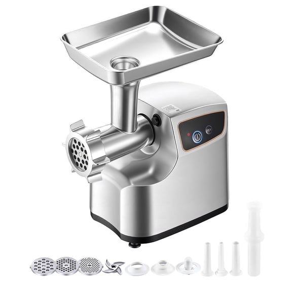 Electric Meat Grinder, 5 Lbs/Min Capacity, #8 Meat Mincer with 3 Grinding Plates