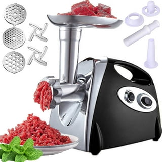 Tidoin 600 W Silver Electric Heavy Duty Stainless Steel Meat Grinder with 3  Grinder Plates DHS-YDW1-8257 - The Home Depot