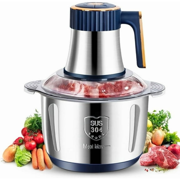 Electric Meat Grinders 5L Food Crusher Stainless Steel Multifunctional Vegetable Slicer Processor Chopper Kitchen Blenders