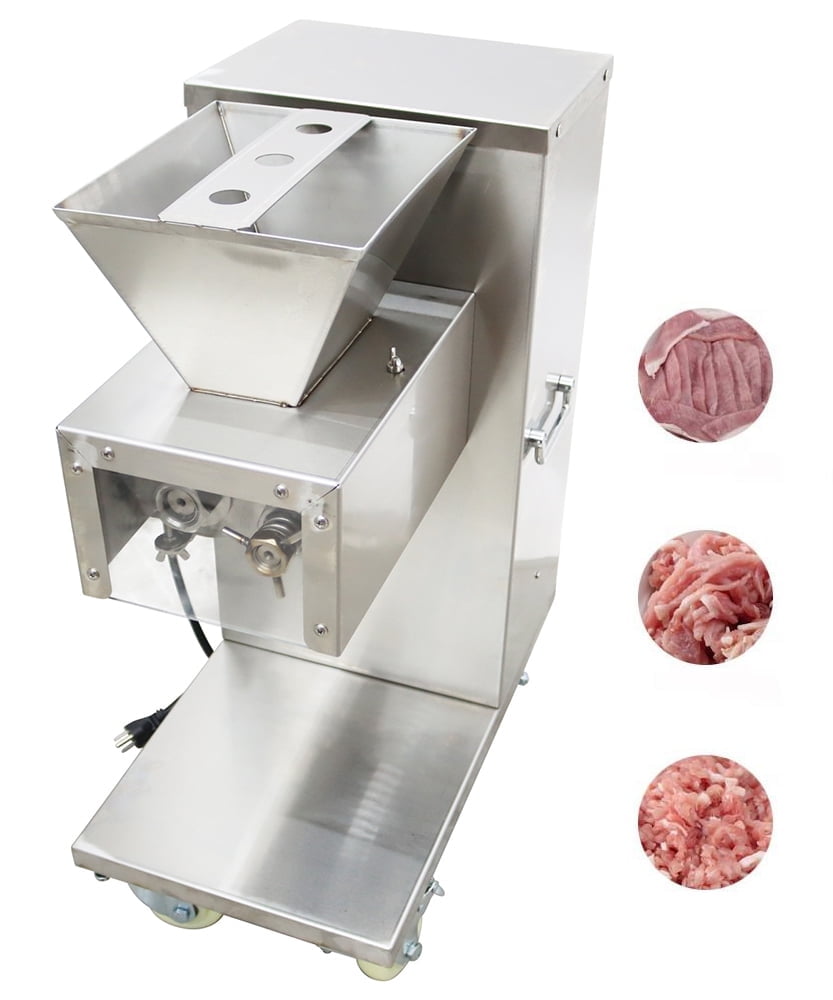 Electric Meat Slicer Fresh Meat Cutting Machine TJ130L with 7mm Full ...