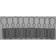thumbnail image 1 of Electric Meter Security Seal Wire Padlock Grey Pack of 10, 1 of 2
