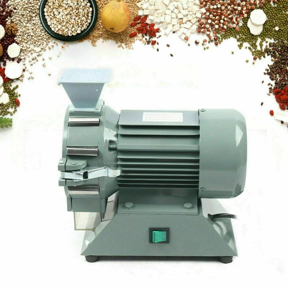 Electric Micro Plant Grinding Machine Soil Pulverizer, Electric Herb Grain Grinder Grain Flour Mill Spice Mill Grinder Corn Beans Powder Machine 110v 1400r/Min