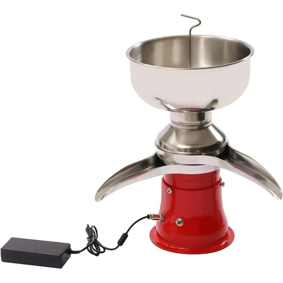 Electric Milk Cream Centrifugal Separator, 10500RPM High Speed Stainless Steel Electric Cream Separator, 5L Commercial Milkshake Separator with Milk Pot, Detachable Centrifuge Separator for Goat Cow