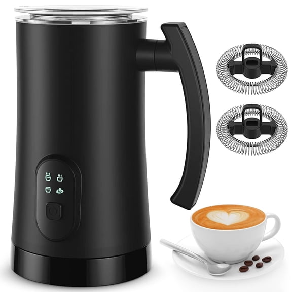 Electric Milk Frother, 4 in 1 Milk Steamer,11.8oz/350ml Automatic Warm and Cold Foam Maker for Coffee,Latte, Cappuccino, Macchiato, Hot Chocolate Y101