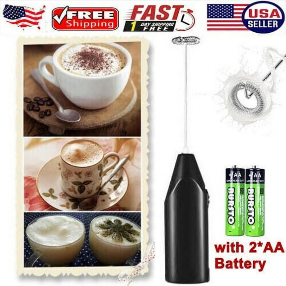 Electric Milk Frother Drink Foamer Whisk Mixer Stirrer Coffee Eggbeater Handheld