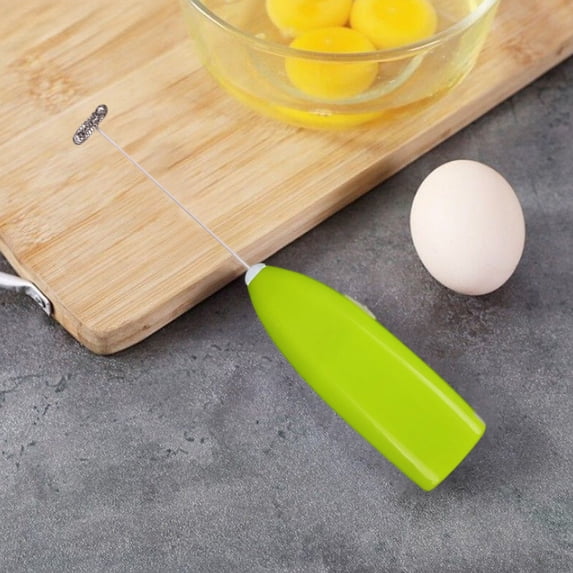 Electric Milk Frother, Handheld Blender, Battery-Powered Mini Mixer for Coffee, Milk, Shakes, Portable Kitchen Gadget
