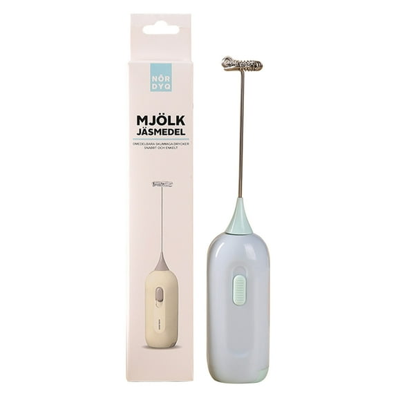 Electric Milk Frother Handheld, Travel Coffee Drink Mixer, House Rechargeable Milk Frother, Handheld Electric Foam Maker for latte Cappuccino, Coffee, Hot Chocolate, Egg