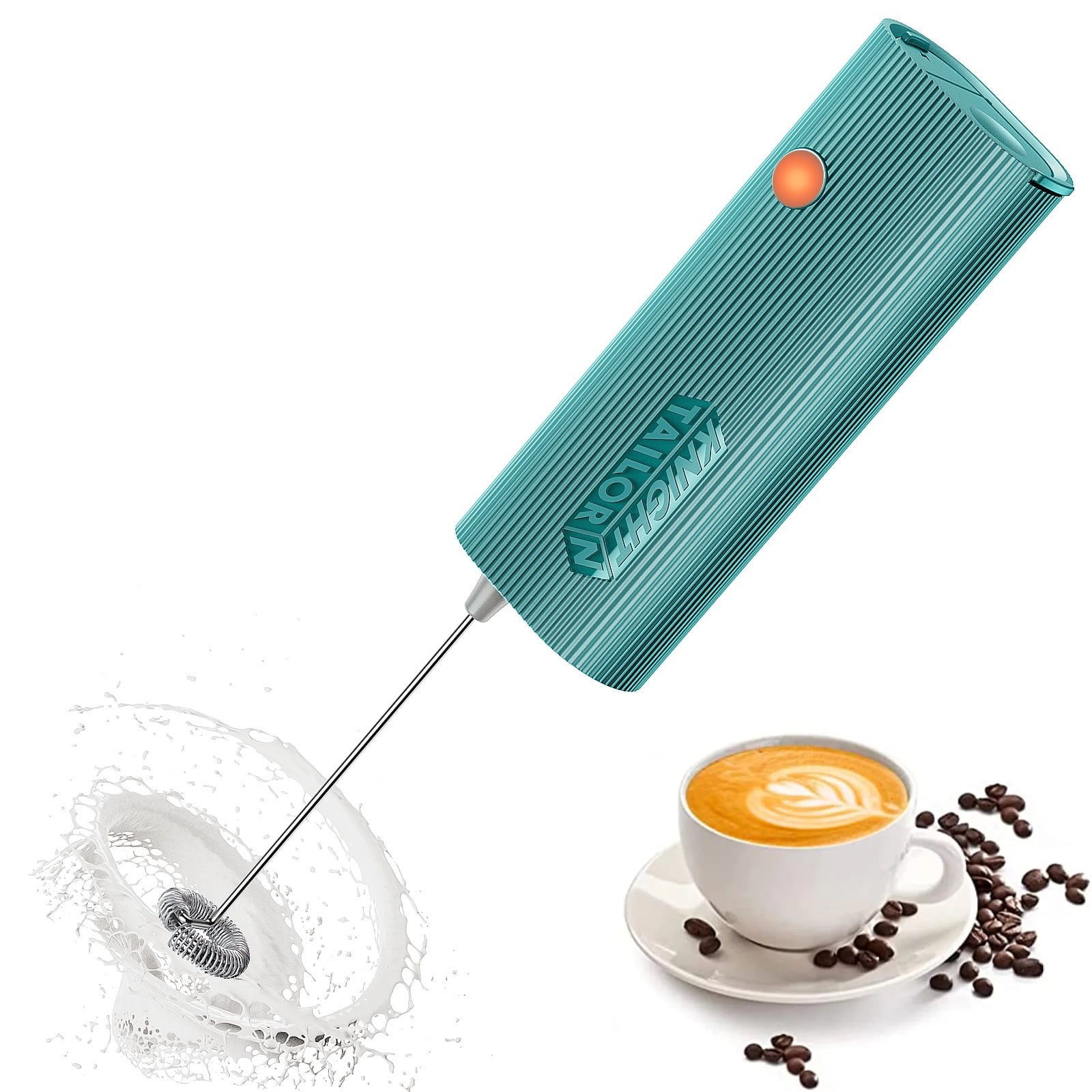 Vewaci Milk Frother Handheld, USB-C Rechargeable Electric Milk Foamer for  Latte/Cappuccino/Frappe Coffee/Hot Chocolate, Portable Drink Mixer for