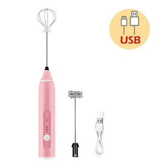 Mini Electric Whisk 650 each Mixer Stirrer Stainless Steel Stem Egg Beater  For Coffee, Milk Frother, Whipped Creamer, Juice and Other Mix…