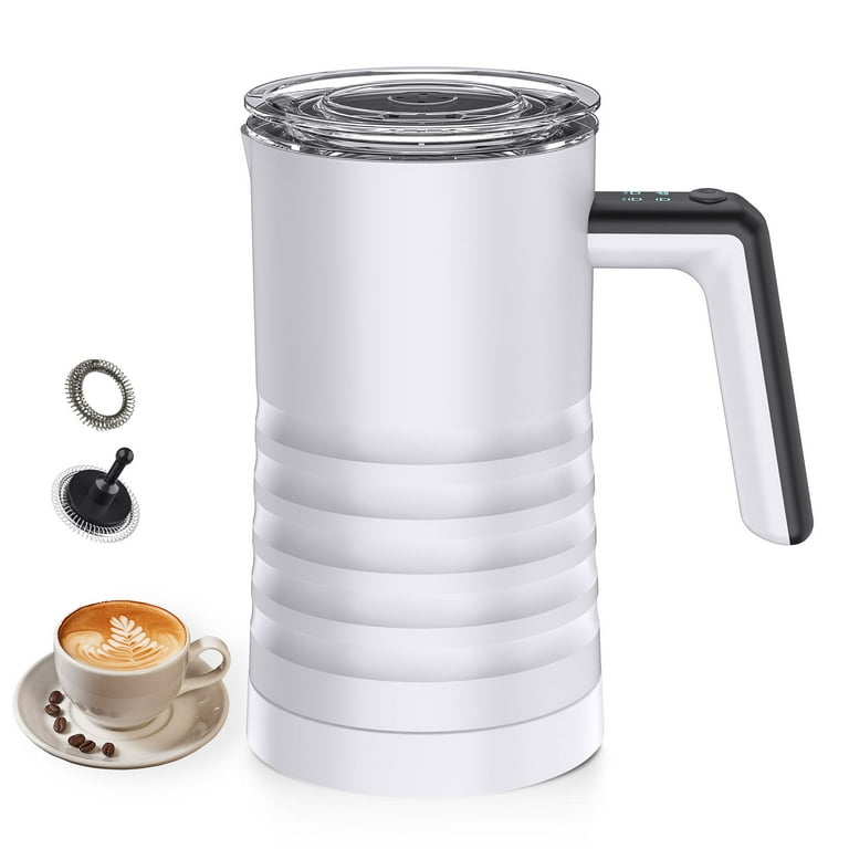 SL4U Milk Frother, 4-in-1 Electric Hot & Cold Foam Maker and Milk Foamer  for Coffee