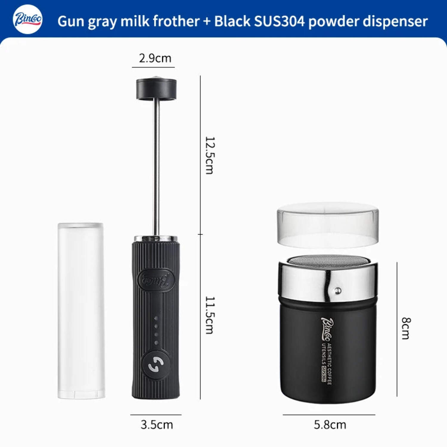 Electric Milk Frother, Wireless Handheld Blender