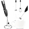 thumbnail image 1 of PUROSUR Black Electric Handheld Milk Frother, 1 of 5