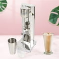thumbnail image 1 of Electric Milkshake Maker Machine, Commercial Stainless Steel Milk Shake Machine with 2 Cups 650ml/Cup 110V 180W Drink Mixer Adjustable Speed Malt Maker Machine (1 Head), 1 of 6