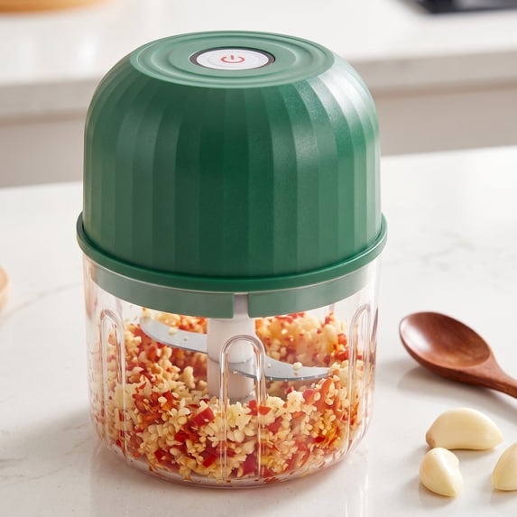 Electric Mini Chopper,Mini Chopper Food Processor,Garlic Chopper,Rechargeable Wireless Food Processor For Garlic Onion Ginger Chili Vegetables Meat