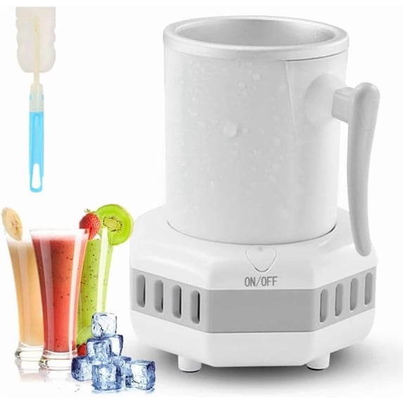 Electric Mini Cooler Cup,Quick Portable Small Coolers,Rapid Drink Instant Summer Rrink Cooling Cup,Home Office Cold Mini Water Cooler,Desktop Iced Cooler Electric for Cola Beer Coffee Juice