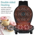 thumbnail image 1 of Electric Mini Donut Maker with 7 Holes Non-stick Surface Design US Plug Dishwasher Safe User-Friendly 700W Small Donut Machine, 1 of 8