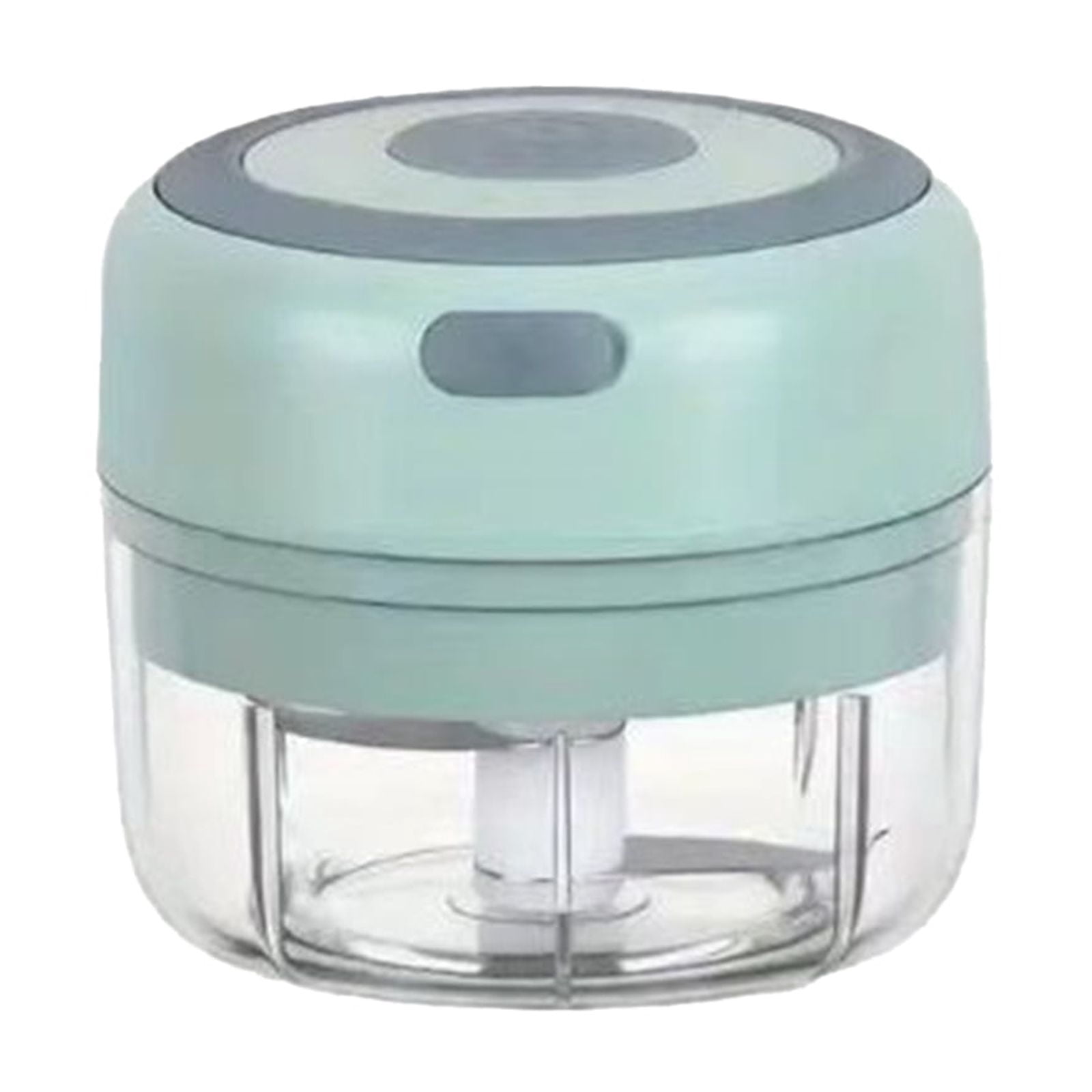 Electric Mini Food Chopper, Green Garlic Chopper with USB Rechargeable ...