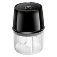 thumbnail image 1 of Electric Mini Food Chopper, Ongmies Food Chopper Usb Rechargeable One Button Operation Easy to Use Energy Saving Garlic Chopper, Black, 1 of 4