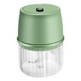 thumbnail image 1 of Electric Mini Food Chopper, Ongmies Food Chopper Usb Rechargeable One Button Operation Easy to Use Energy Saving Garlic Chopper, Green, 1 of 6