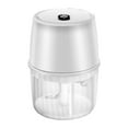 thumbnail image 1 of Electric Mini Food Chopper, Ongmies Food Chopper Usb Rechargeable One Button Operation Easy to Use Energy Saving Garlic Chopper, White, 1 of 5