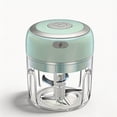 thumbnail image 1 of Electric Mini Food Chopper Rechargeable Small Food Processor Agitator B, 1 of 8