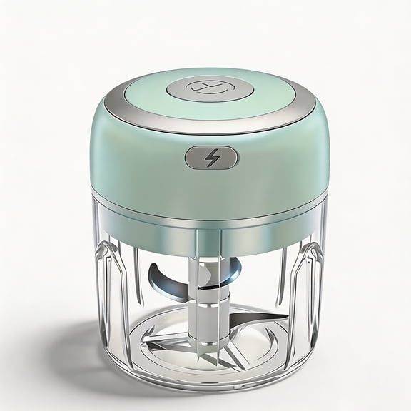 Electric Mini Food Chopper, Rechargeable Small Food Processor for Garlic, Vegetables, and Meat, Portable Kitchen Food Grinder