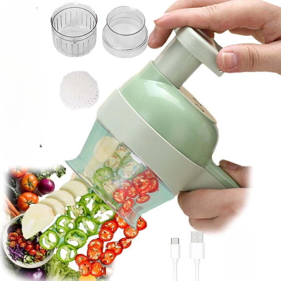 Electric Mini Food Chopper with Stainless Steel Blades for Garlic