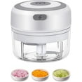 thumbnail image 1 of Electric Mini Garlic Chopper, 100ML Food Chopper Garlic Mincer USB, Vegetable Chopper, Onion Chopper, Portable Small Food Processor for Garlic, Ginger, Chili, Vegetables, 1 of 15