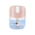 thumbnail image 1 of Electric Mini Garlic Chopper, Cordless USB Food Processor with Portable Veggie Mincer, Rechargeable Kitchen Blender for Onion, Ginger, Chili, Meat, Spices, Baby Food, and Daily Meal Prep, C, 1 of 7