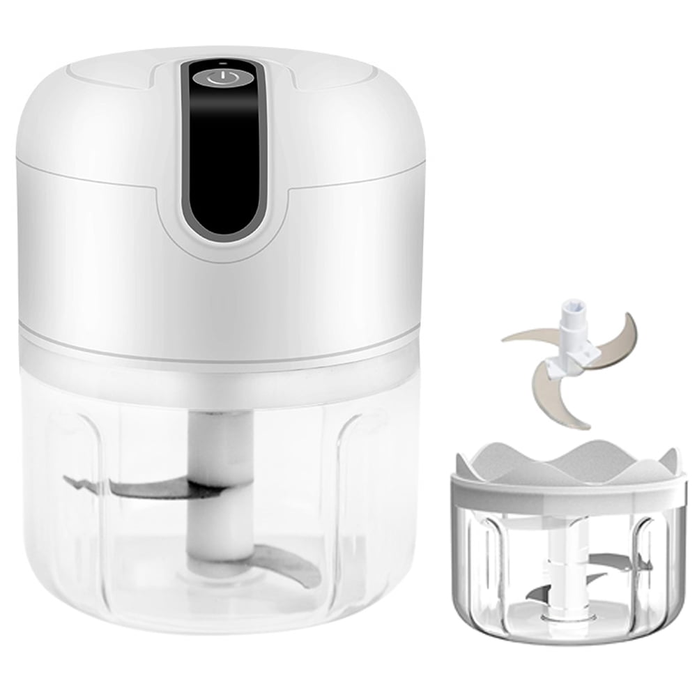 Electric Mini Garlic Chopper Small Wireless Food Processor Portable