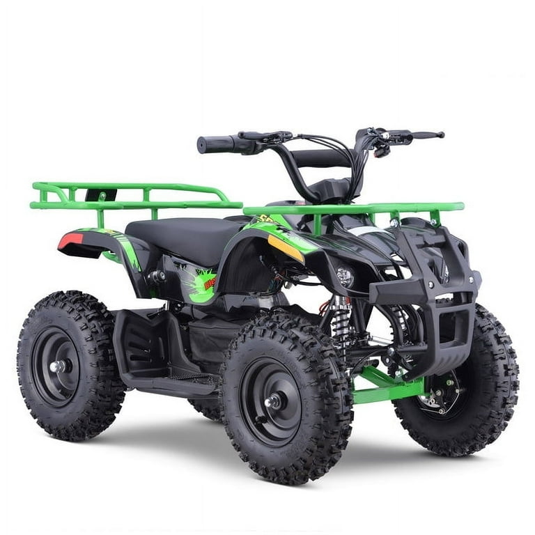 Electric Mini Quad for Kids Passion Model 500W 36V All Terrain Ride On Car Super Motor Dual Battery Front Lights Disc Brake Steel Frame Key