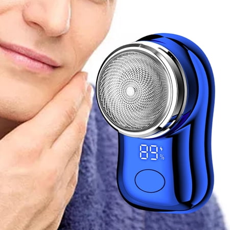 Electric Mini Rechargeable Electric for Office Camping Outdoor blue