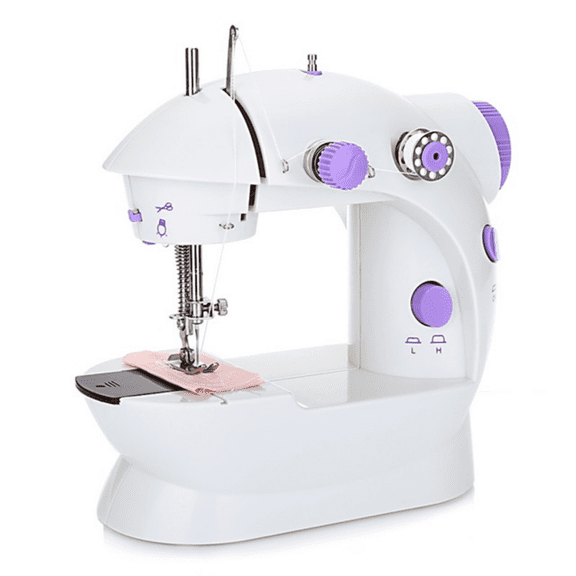 Electric Mini Sewing Machine 202A With Light Foot Pedal Thick Fabric Home Use Small Size European Regulation Sewing Machine