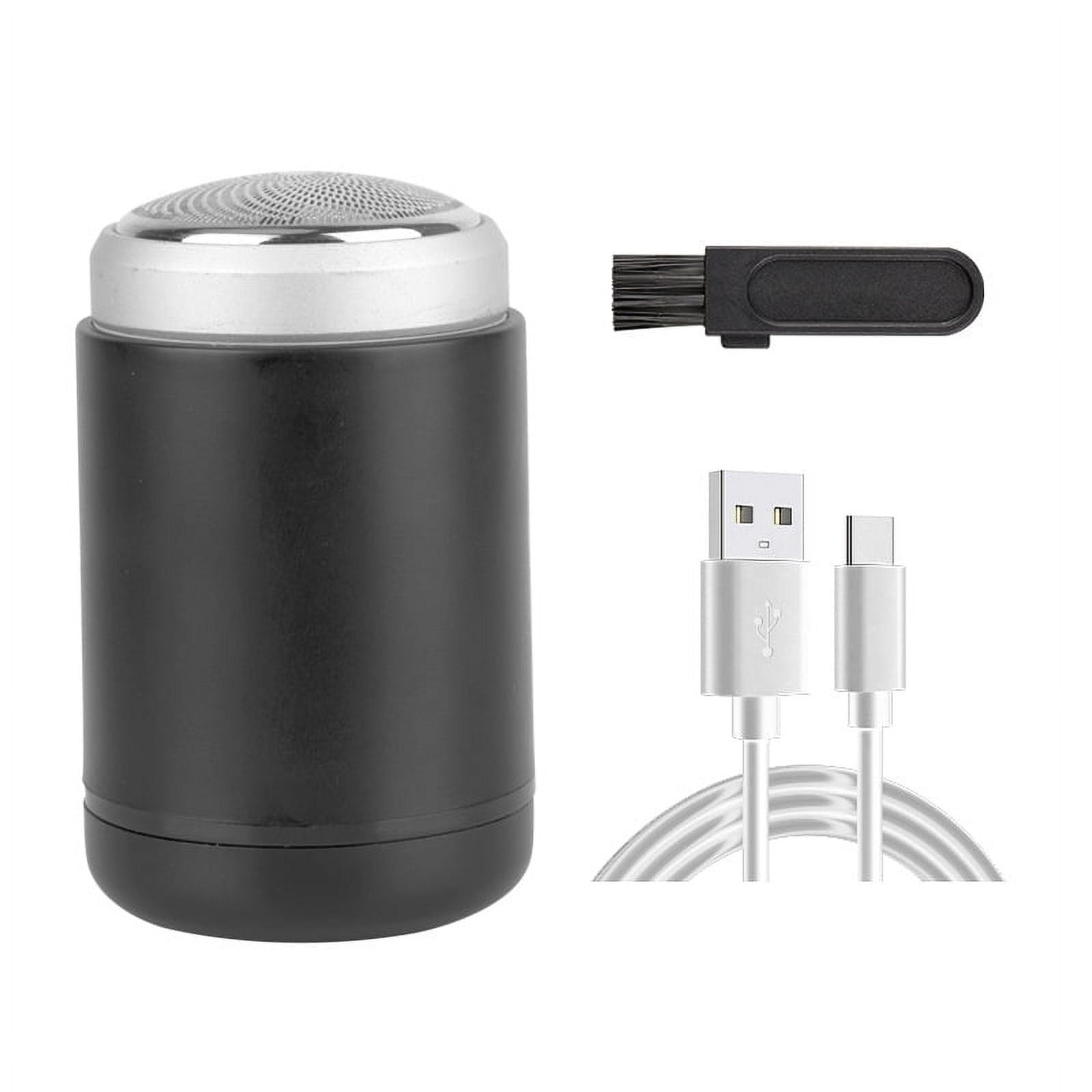Electric Mini Shaver Cutter Head Washed USB Rechargeable Razor Portable ...