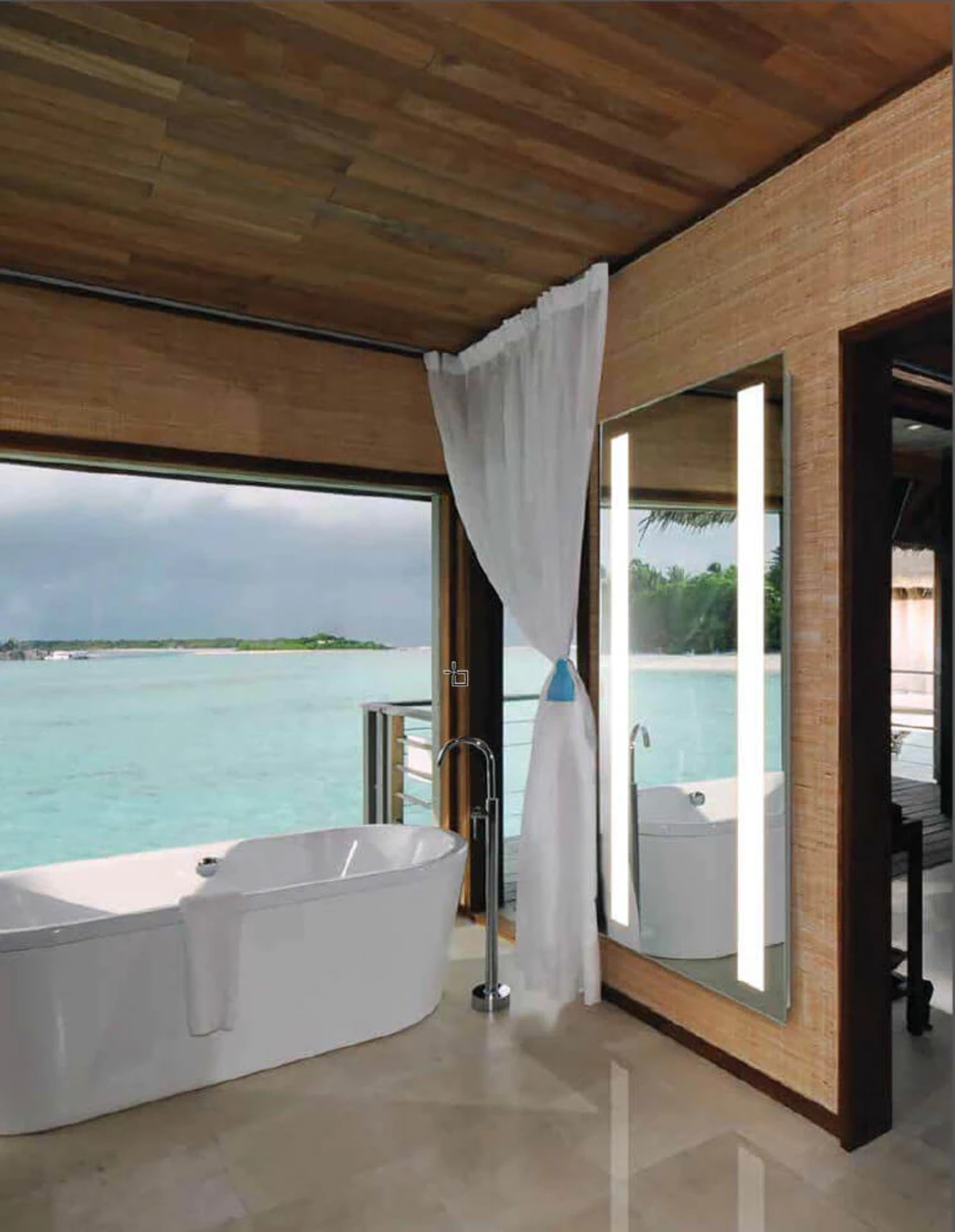 Electric Mirror Fusion Wardrobe Mirror +AVA Technology LED for