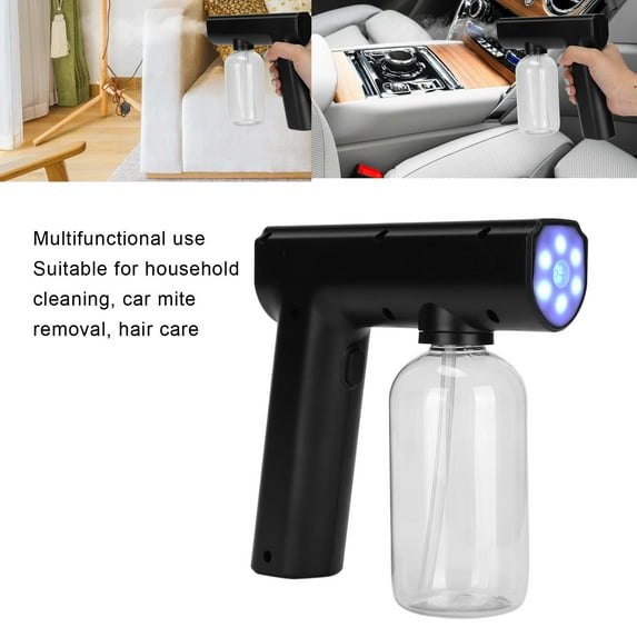 Electric Mist Atomizer Sprayer Gun, Electric Handheld Sprayer Fogger Gun Portable Rechargeable Sprayer Gun, Nanometer Machine for Home Office School Hotel