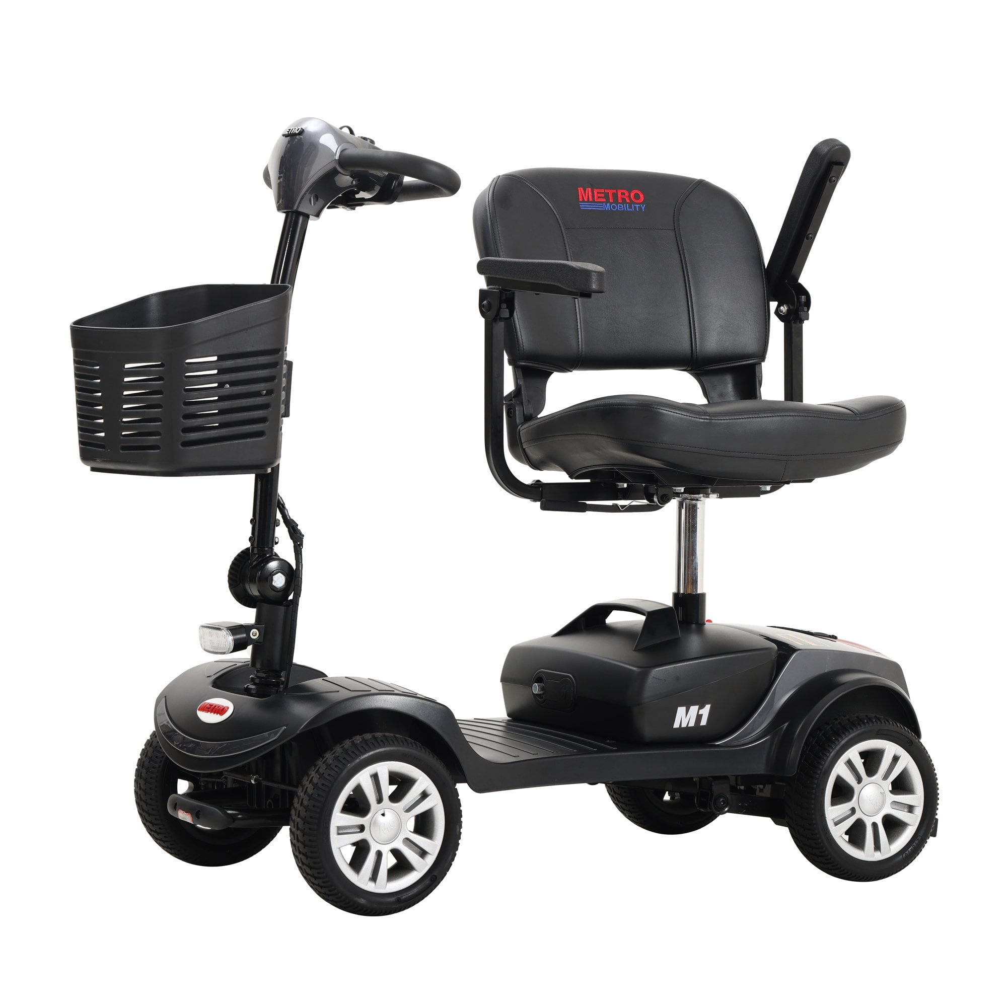 Electric Mobility Scooter for Adults and Seniors - 300 lbs Max Weight,  4-Wheel Powered Mobility Scooters Wheelchair Device for Travel, Elderly  (with Head Light-Grey) - Walmart.com