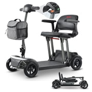 Electric Mobility Scooter for Adults 4 Wheel Mobility, 265lbs Max Weight, Air-line Approved Electric Powered Wheelchair Power Scooters