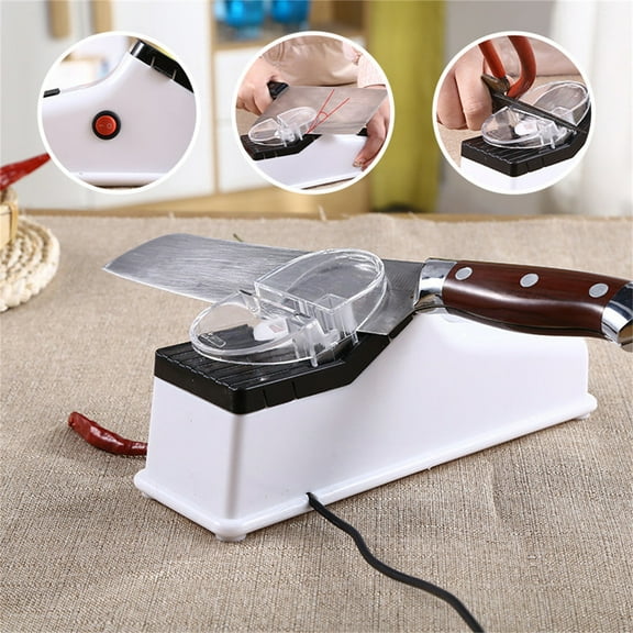 Portable Model Sharpener, Electric Sharpener, 8X3 In, Usb Connection, Red on Off Switch, Non-Slip Top Pad, Multi Blade Honing, Kitchen Renovation, 1 Pc
