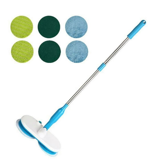 Electric Mop Cordless Rechargeable Self Propelled Mop Floor Cleaner with 6 Replacement Pad for Hardwood Tile Laminate Flooring